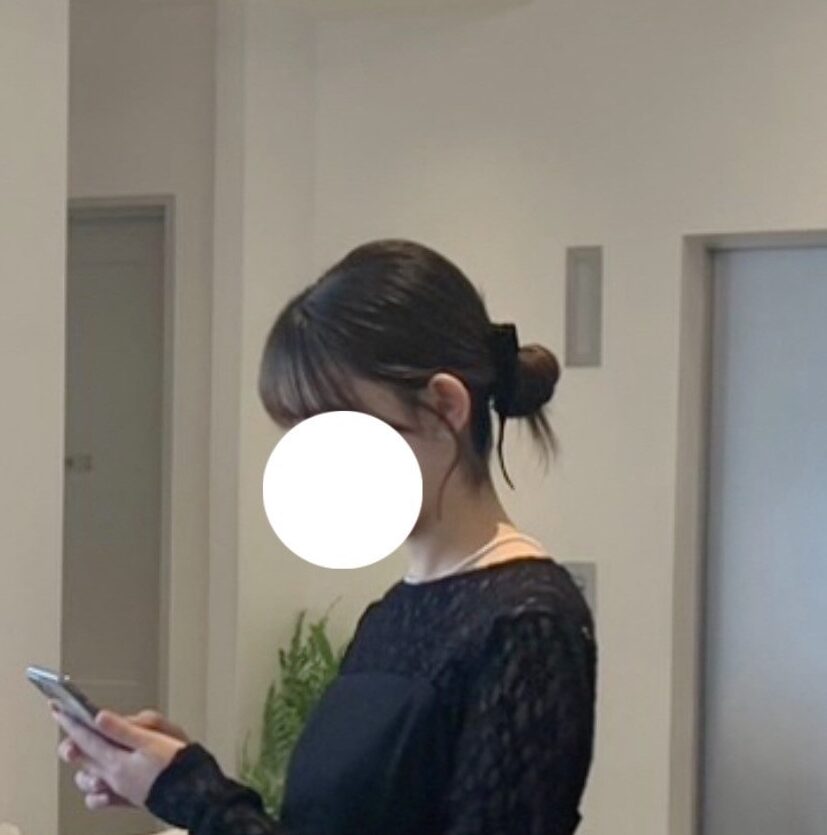 実際にセルフでやってみた「カチモリ」