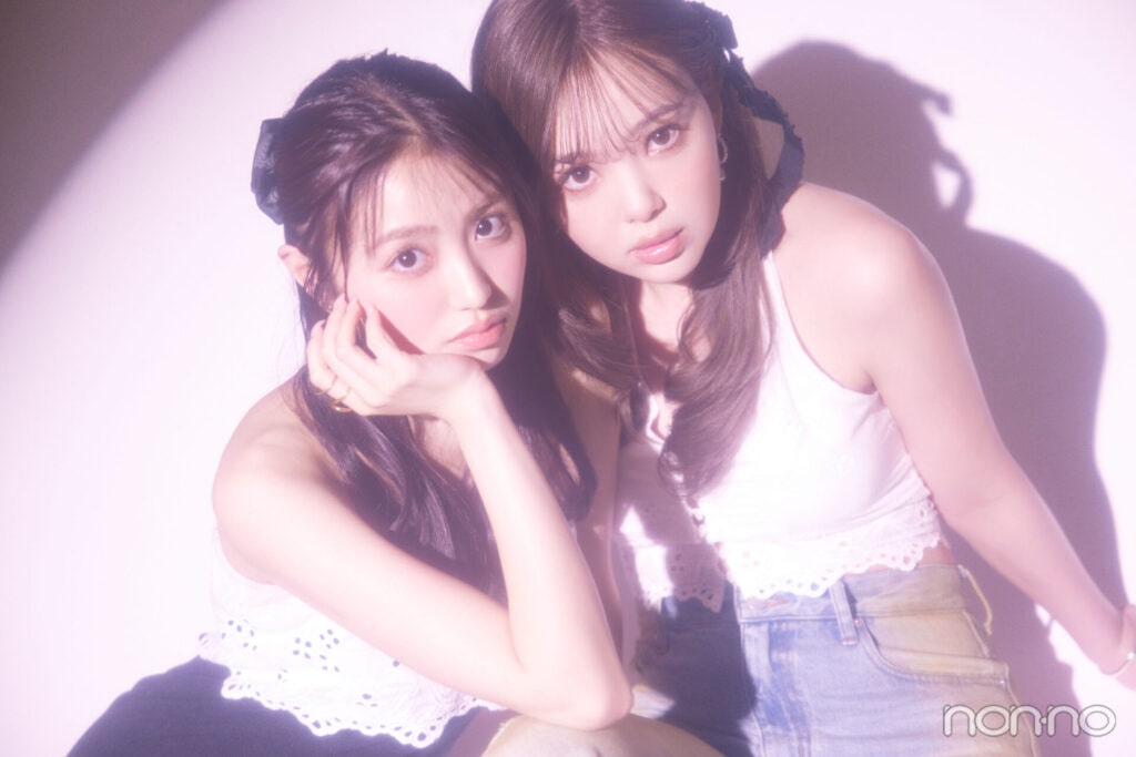 藤田ニコルと香音の寄りカット