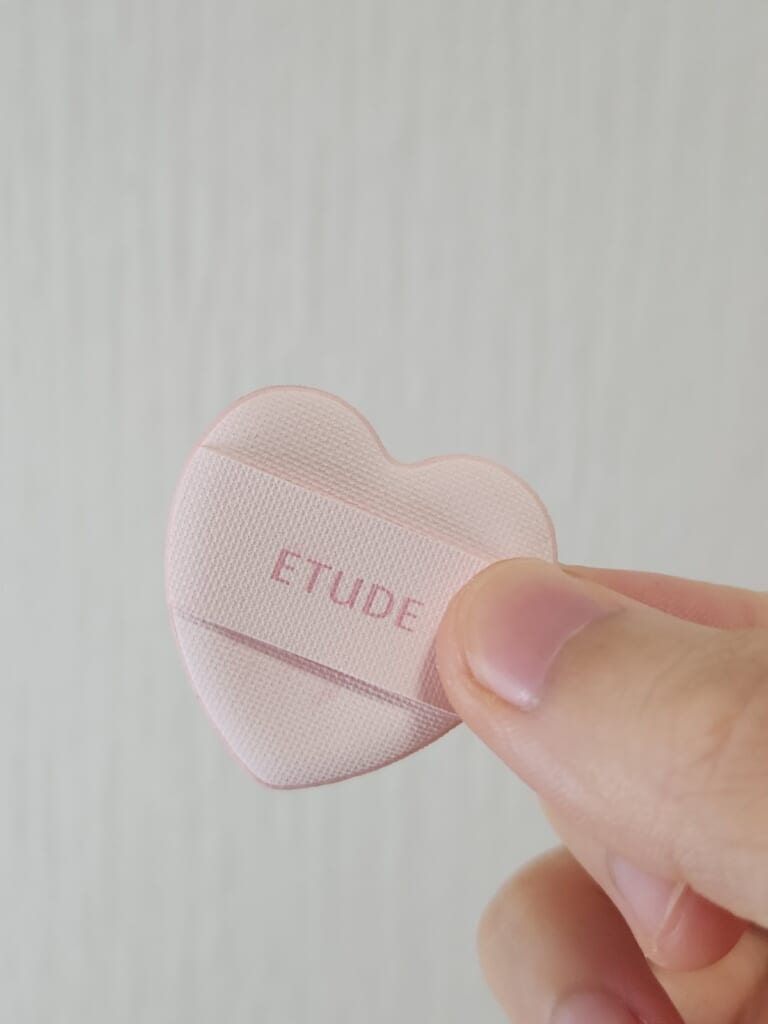 エチュード リップ&チーク ハート 付属パフ