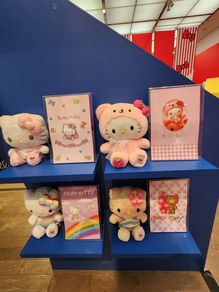 ハローキティ展 展示 ベビーキティ 日焼けキティ