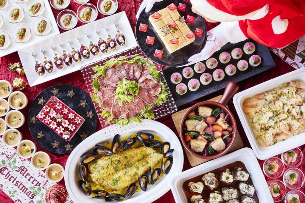 クリスマスディナーブッフェ／大人：￥7000、小人：￥3800