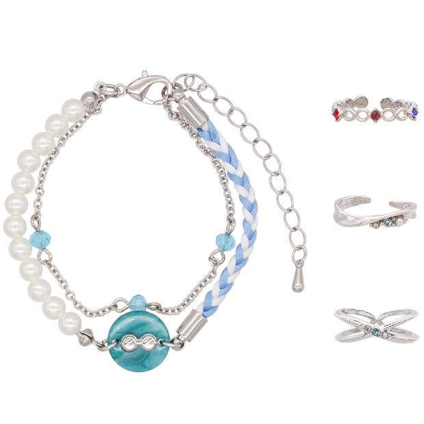 『呪術廻戦』五条悟 ブレスレット＆リングセット