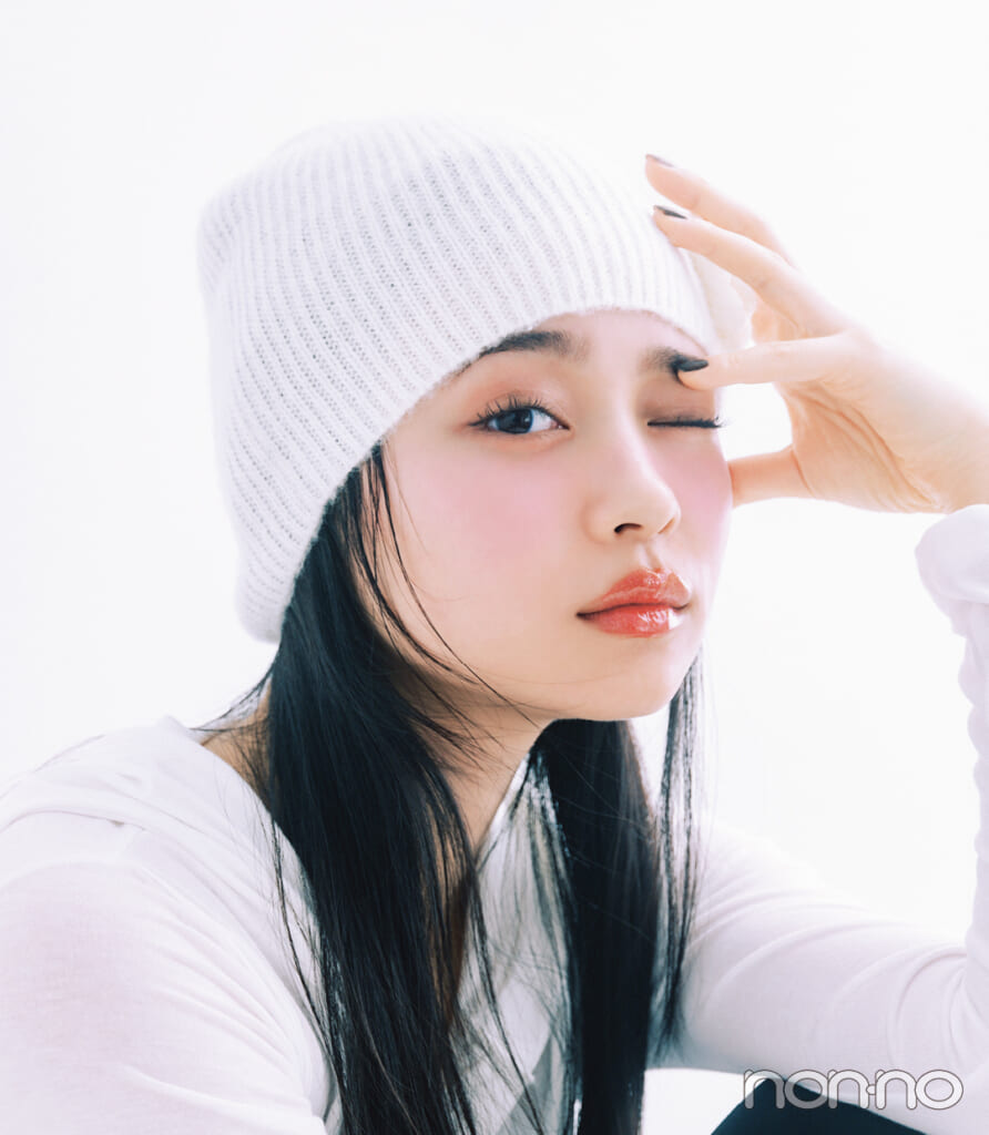 林芽亜里のチークとリップの正解バランスモデルカット1-1