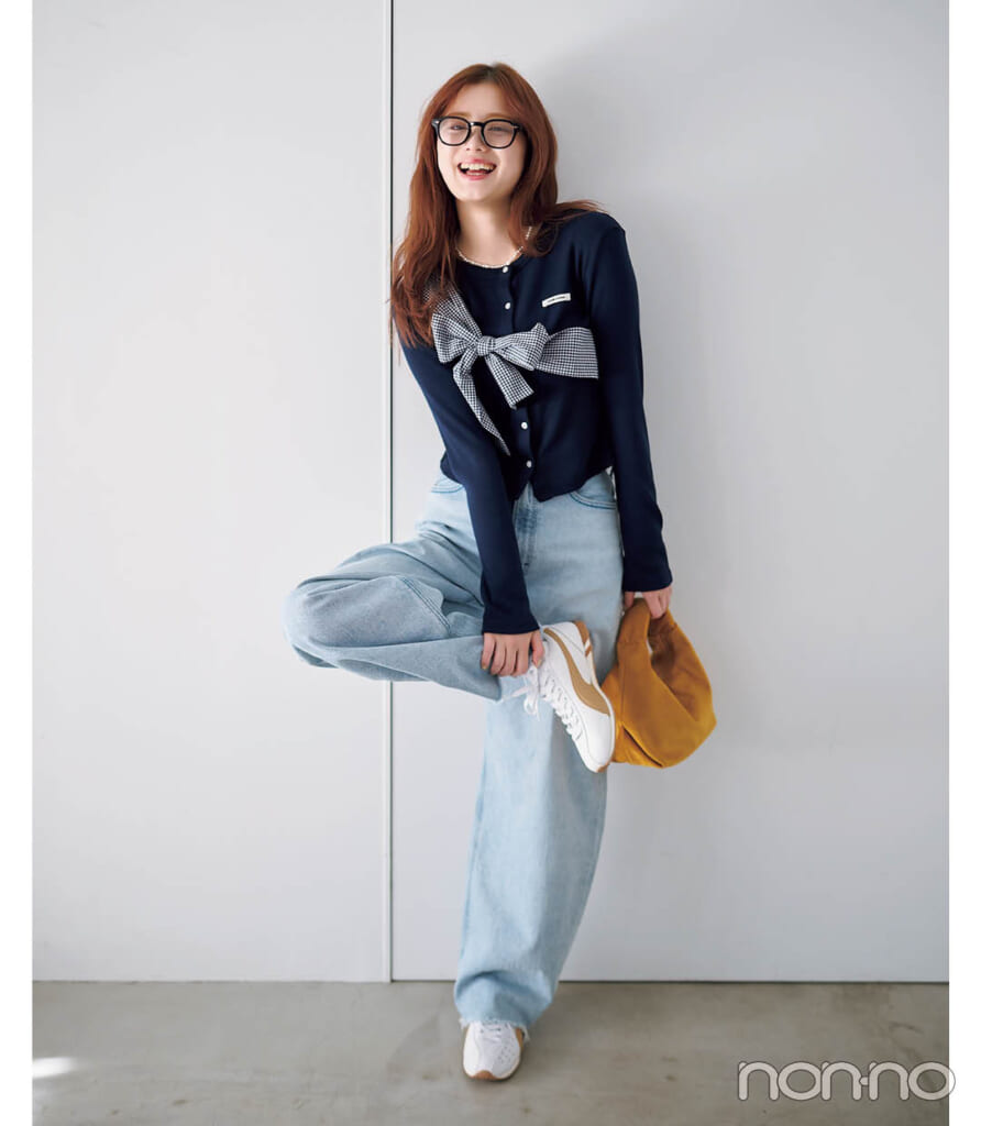 ドライブに行く日のデニムコーデYANUK
CURVE TAPERED LAURA