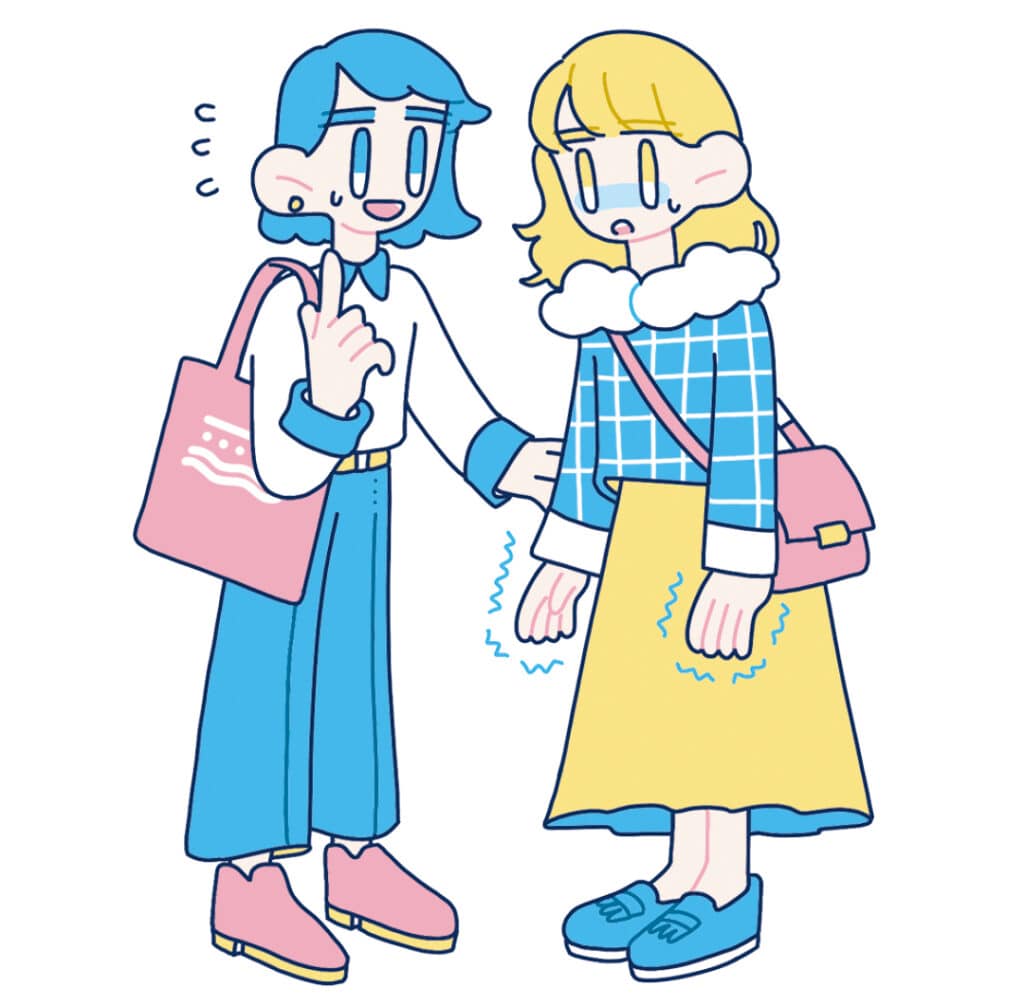 被災時には＂ぼうぜん型パニック＂になりがち。友人や家族と声をかけ合って！