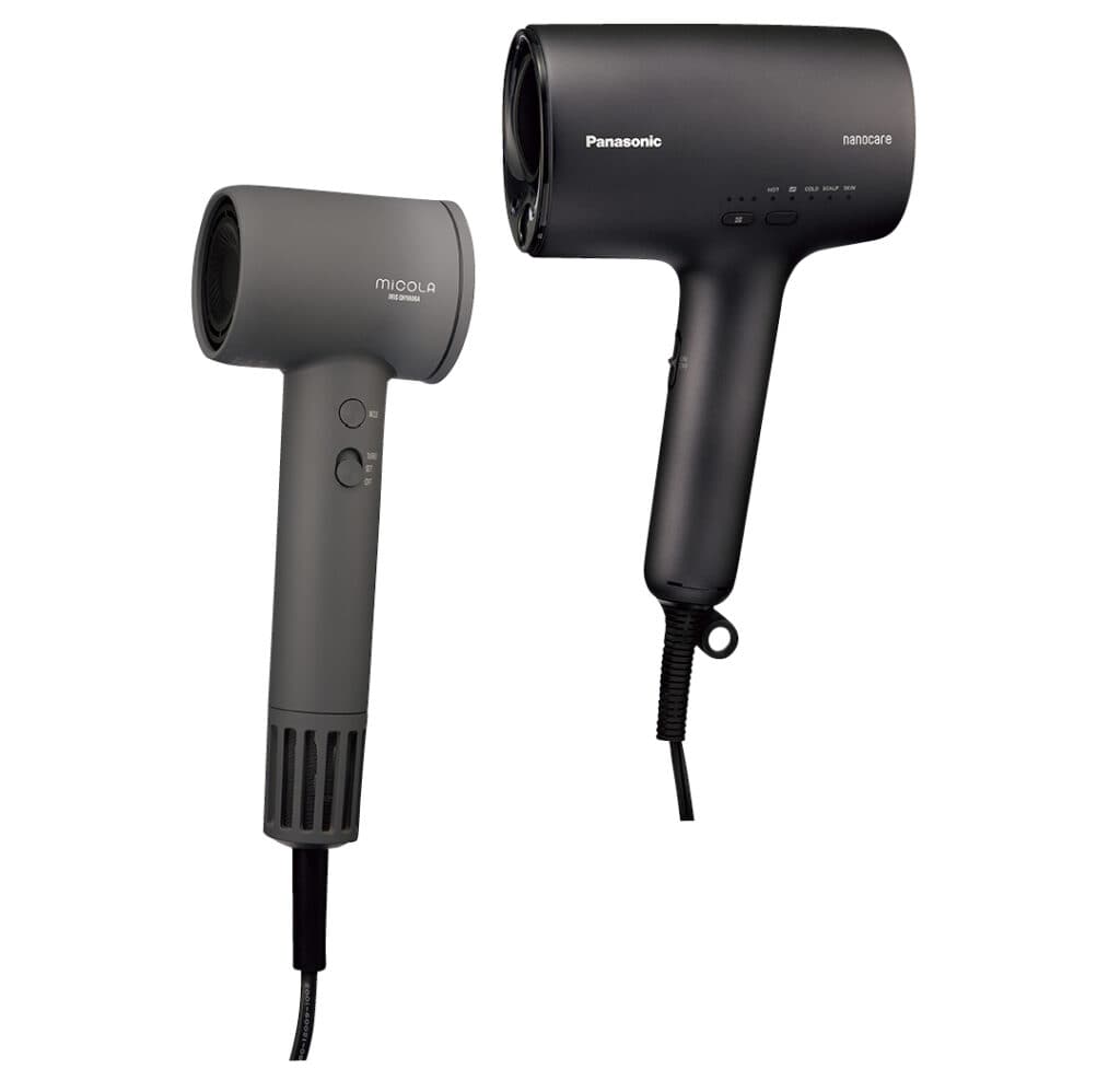 ヘアードライヤー ナノケア EH-NA0J、ミコラ クイックイオンドライヤー