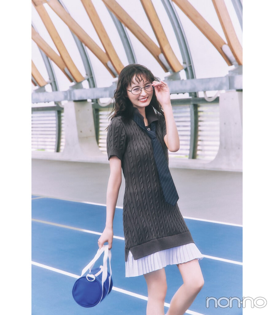 遠藤さくらカレッジ×スポーツMIXコーデ2-4