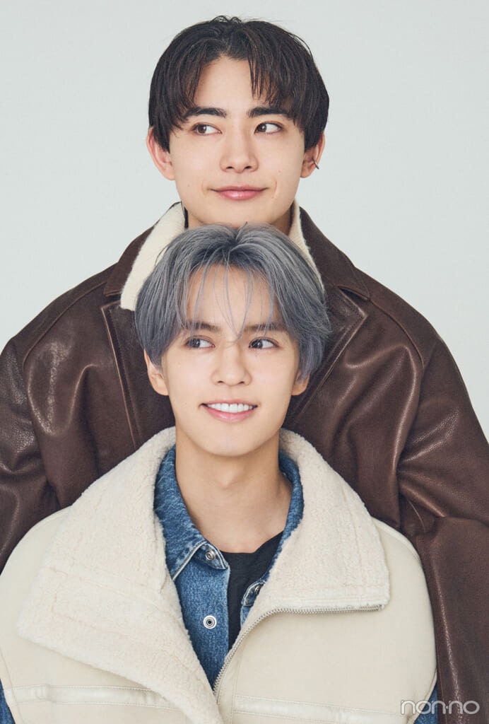 奥野壮と豊田裕大の目線なしのツーショット