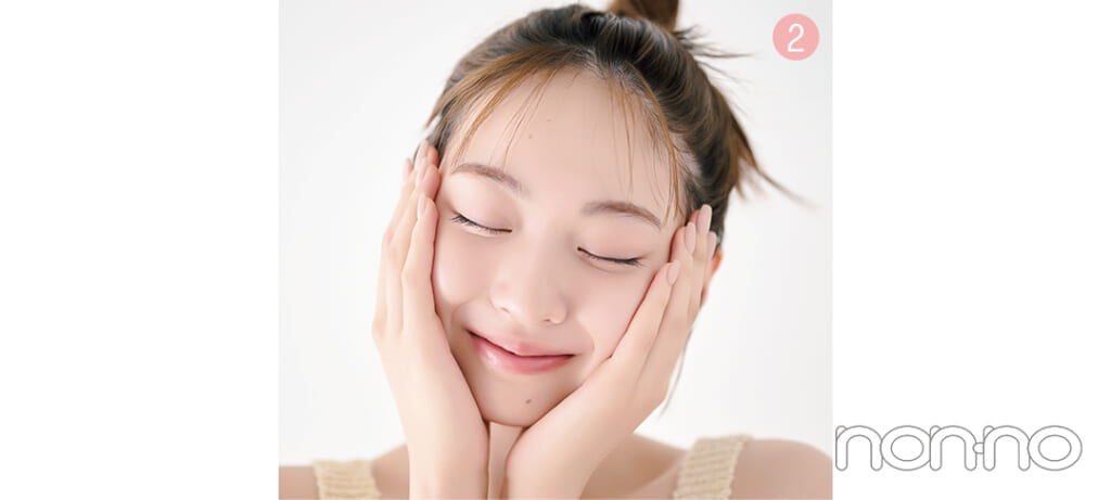 村上なずなのみるきー肌、みるきー髪プロセスカット2-2