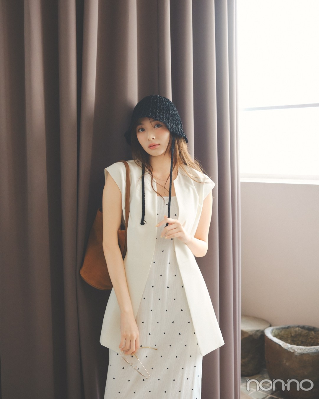 ジレを着た加藤栞