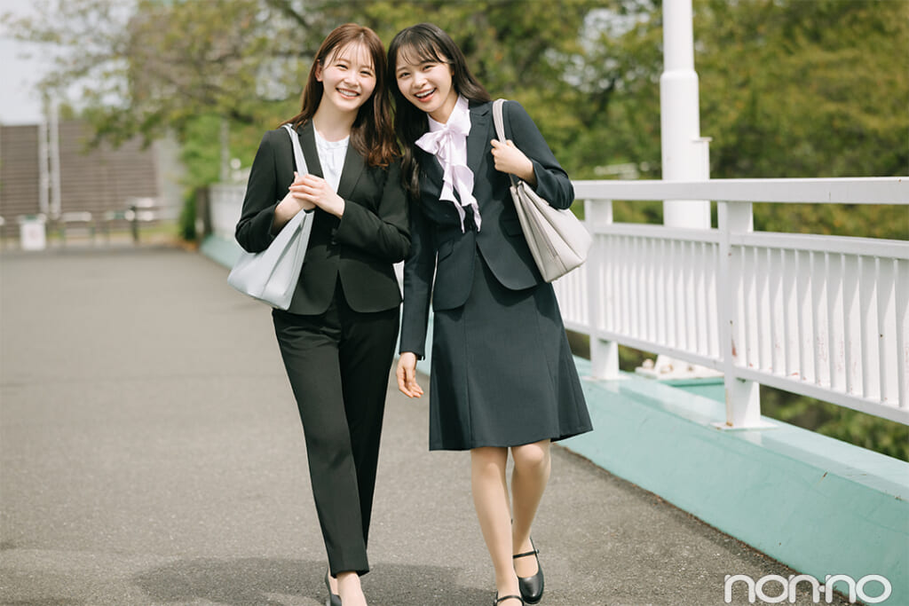 久間田琳加 林芽亜里 洋服の青山で運命の1着を見つけて、最高にハッピーな春を迎えよう!