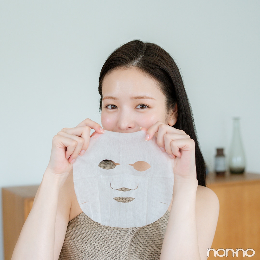 ルルルンピュア エブリーズ 横田真悠 洗顔後、保湿の1stステップは
化粧水代わりのフェイスマスク