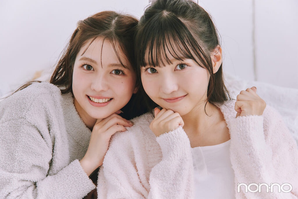 【non-no girls座談会】小杉怜子 せきぐちりさ  年末のイベントを楽しみながら、日々のスキンケアを頑張ろう♡