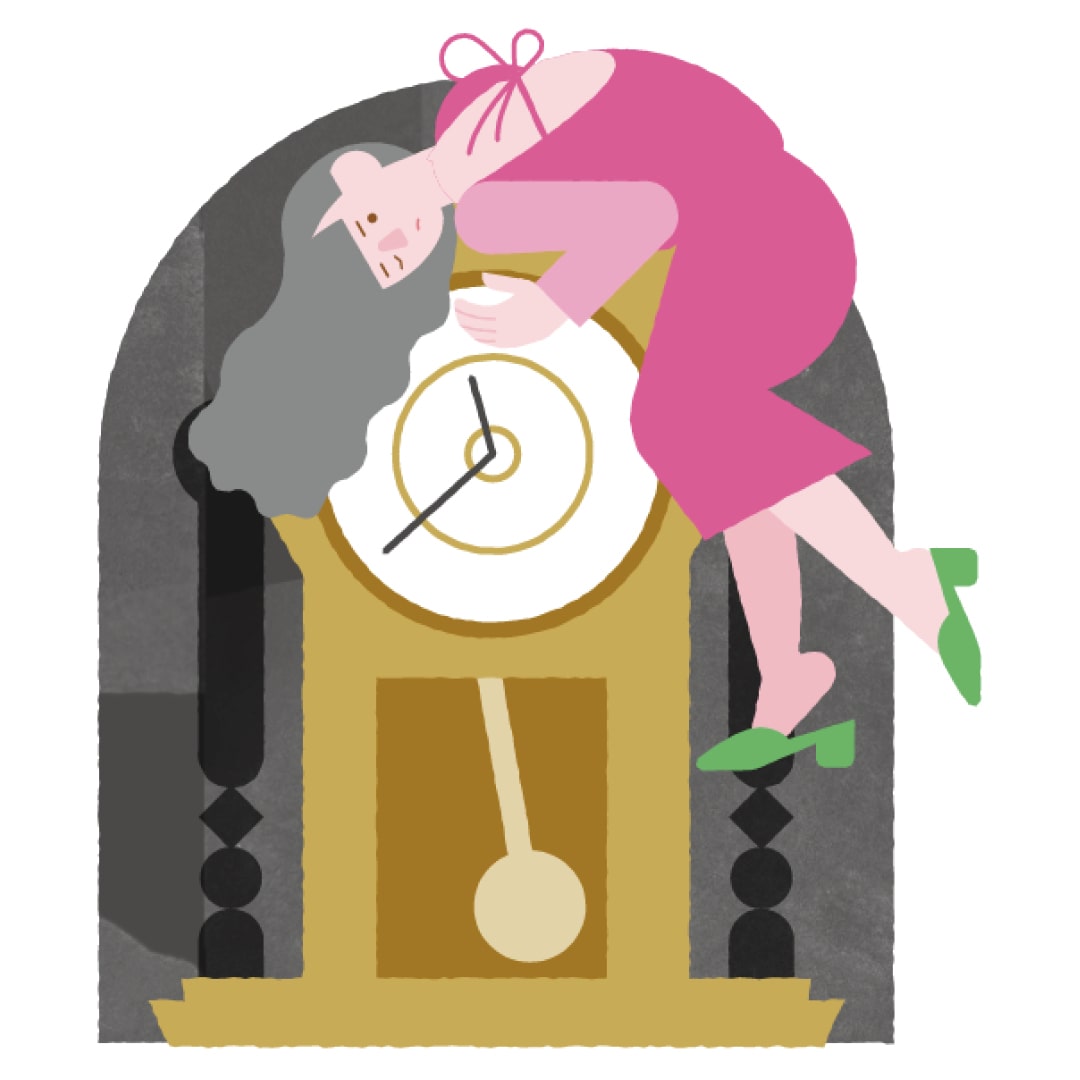 金の時計座イラスト