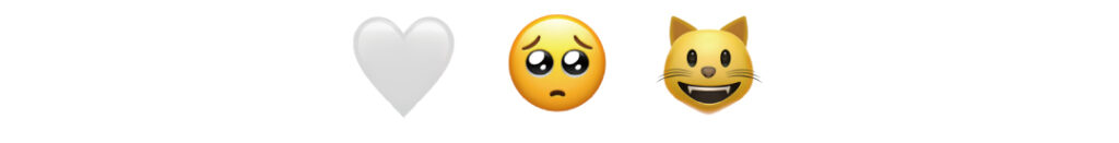 加藤栞のよく使う絵文字＆顔文字TOP3