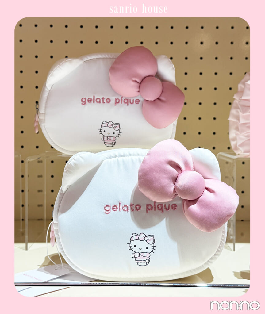 【gelato pique】フェイスポーチ、ハローキティ