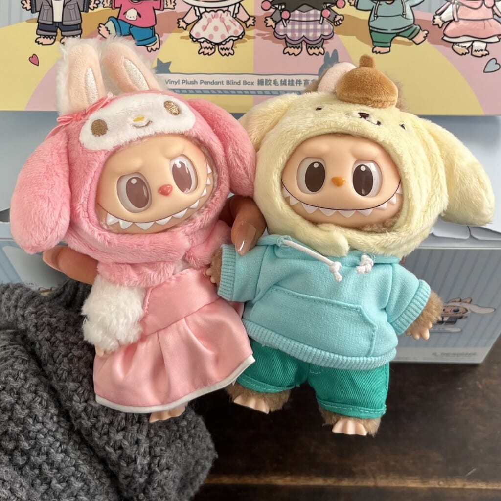 THE MONSTERS × Sanrio Characters ぬいぐるみペンダント マイメロディ ポムポムプリン