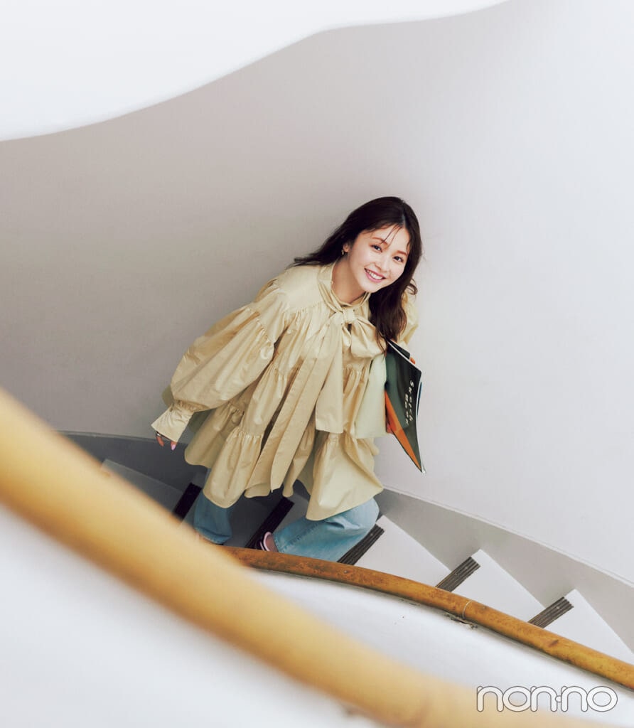 久間田琳加の新学期ワードローブモデルカット3-1