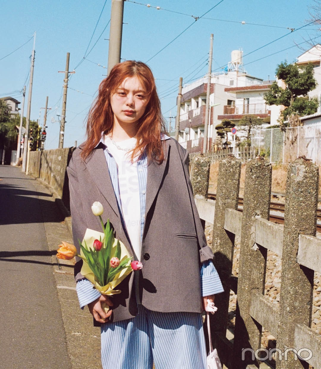 紺野彩夏のパジャマコアモデルカット1-1