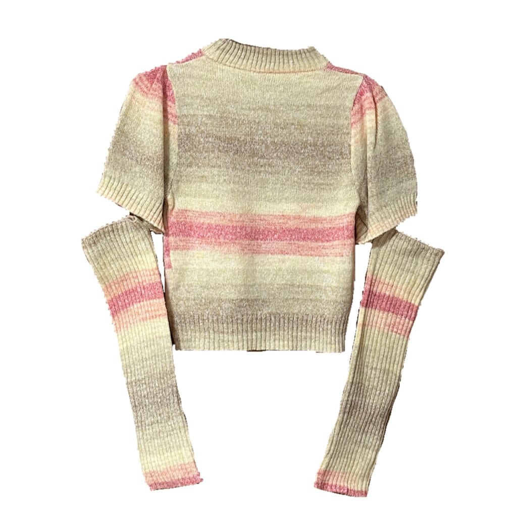 オレンジニット