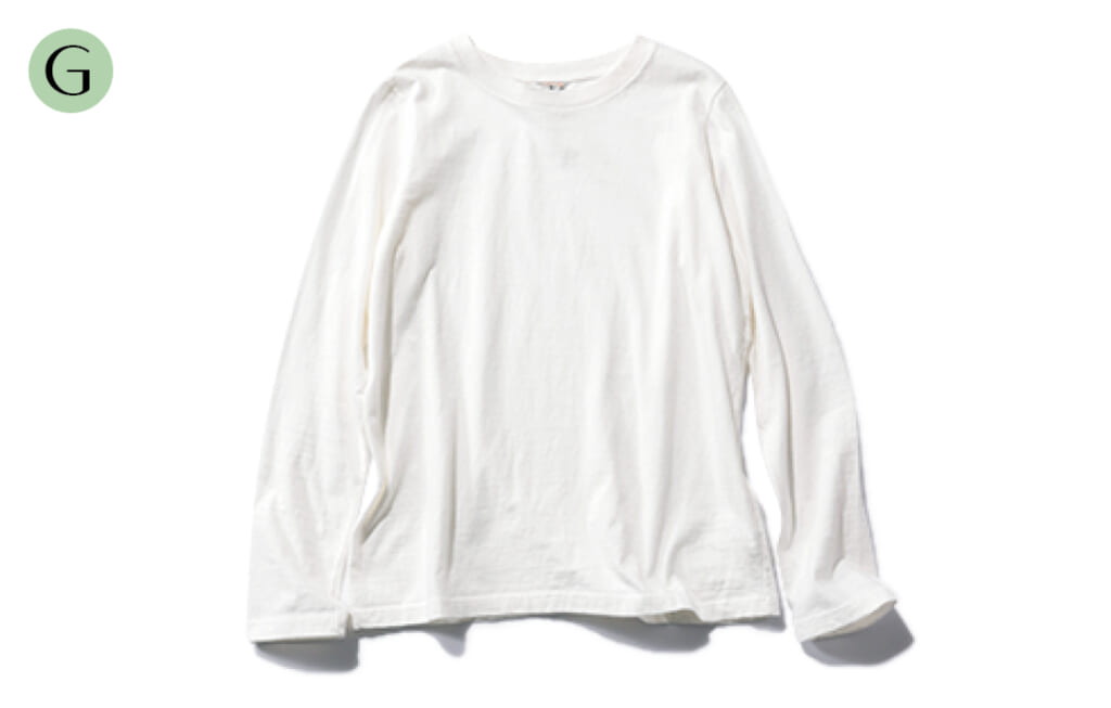 Tシャツ￥12100／フィルメランジェ