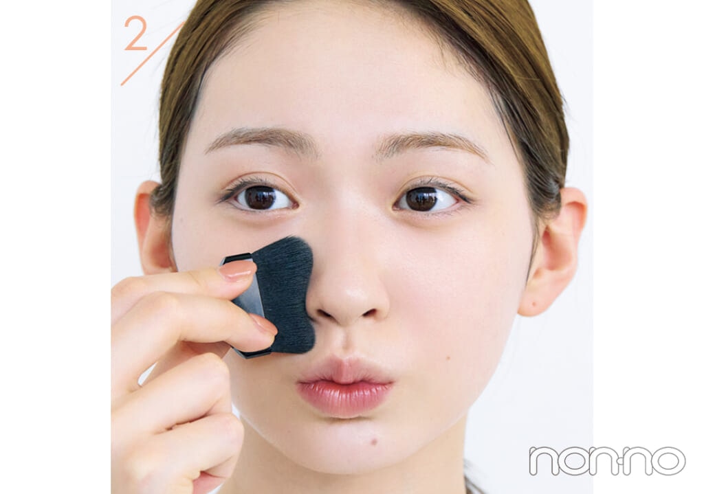 村上なずなの素肌からキレイ風ベースメイクレシピプロセスカット1-14