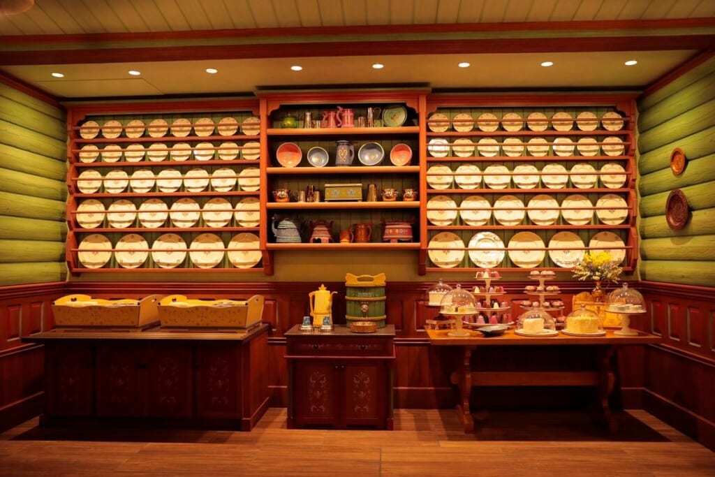 アナ雪、カウンター空間にある装飾