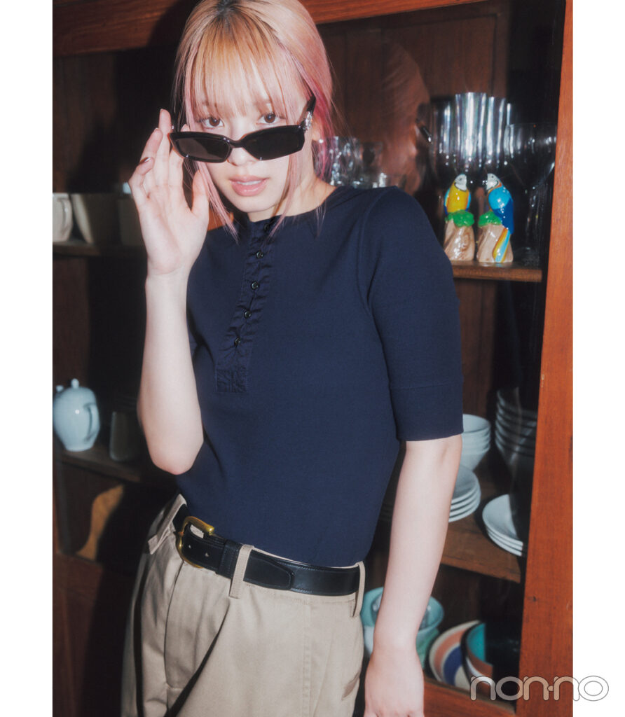 横田真悠のラクチン服モデルカット8-1