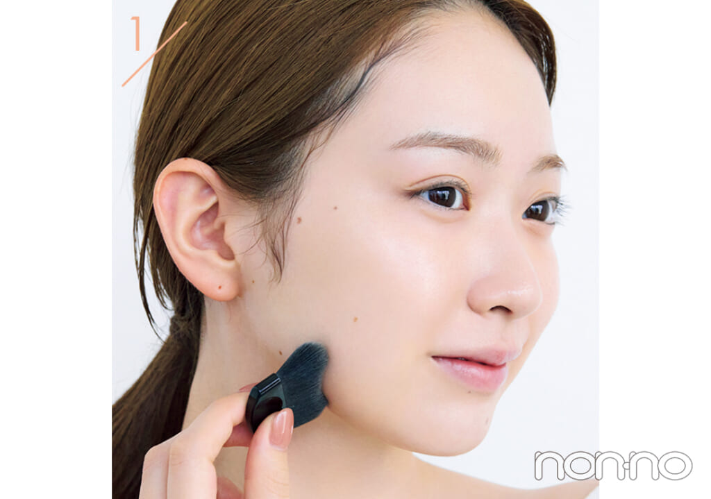 村上なずなの素肌からキレイ風ベースメイクレシピプロセスカット1-13