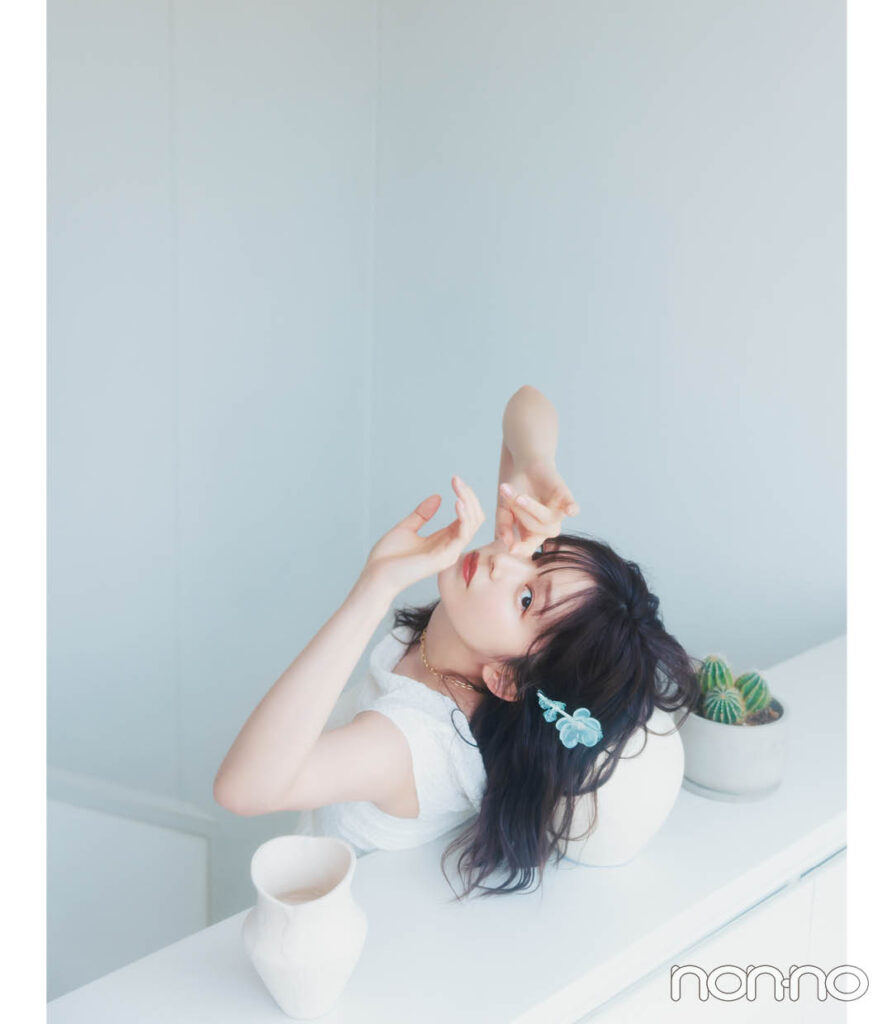 久間田琳加のちゅるんなヘアアクセ