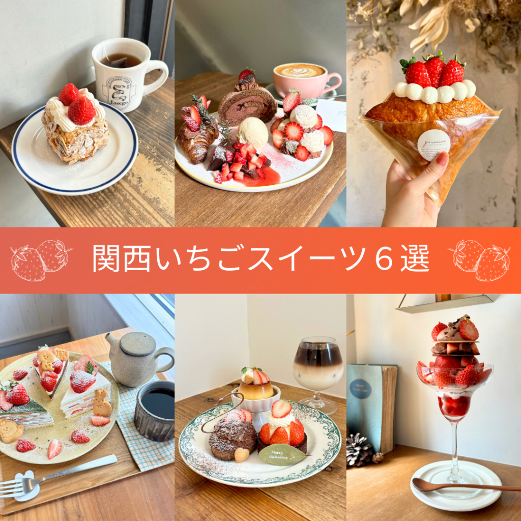 大学生エディターズ　2025年春スイーツ　関西のいちごカフェ6選