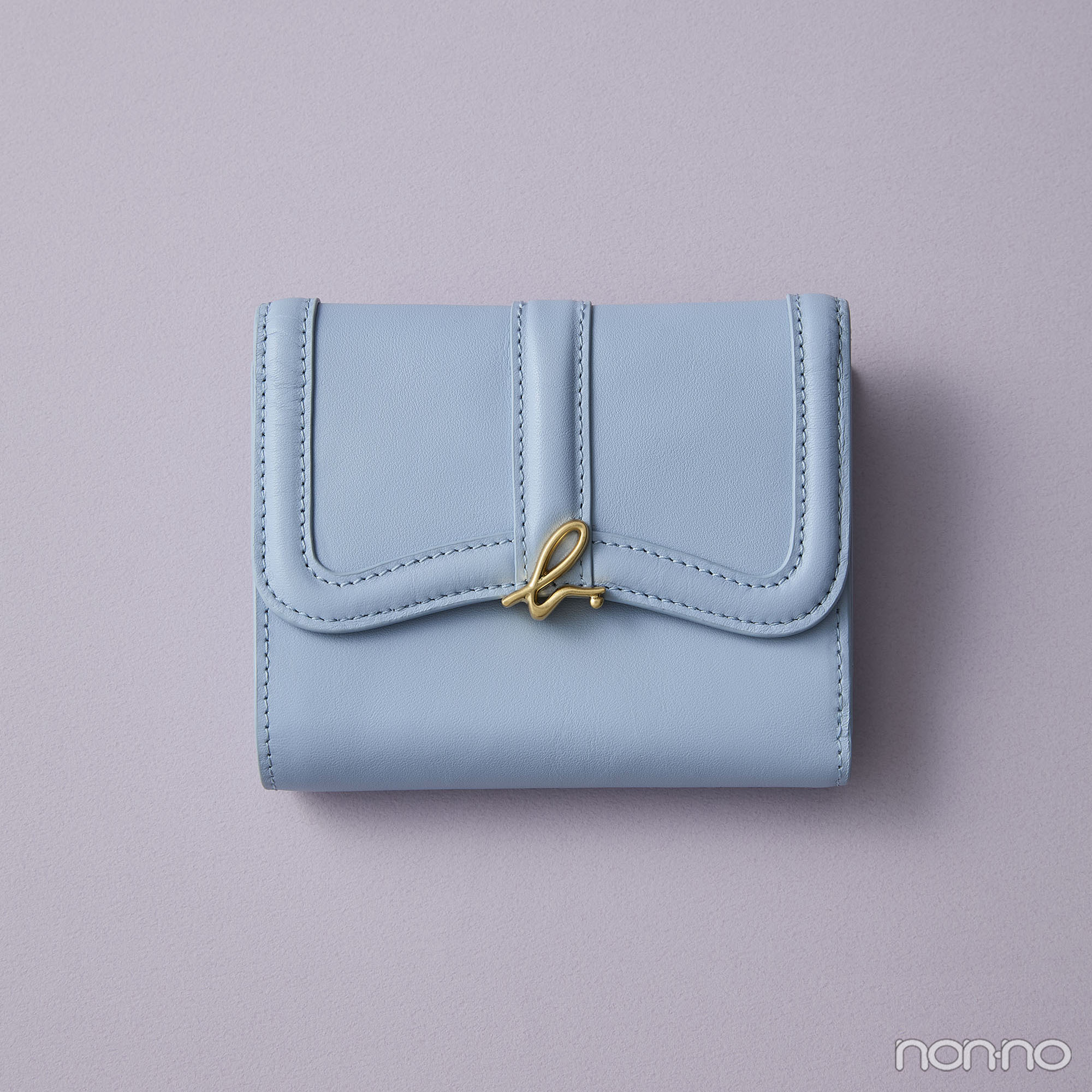 アニエスベーのレザー 三つ折り ウォレット