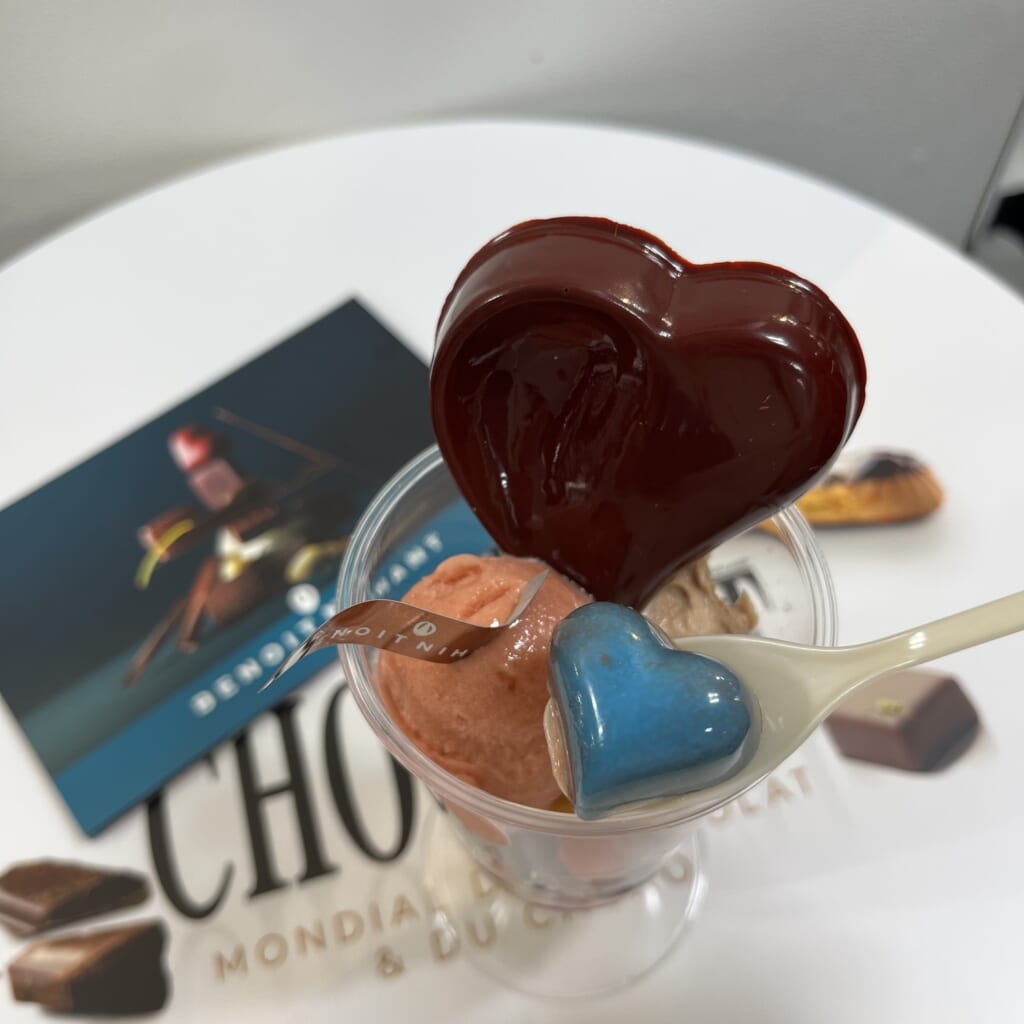 ブノワ･ニアン　パフェ クール ア クール　ブルー デ トワ　ピスターシュ　サロン・デュ・ショコラ 東京