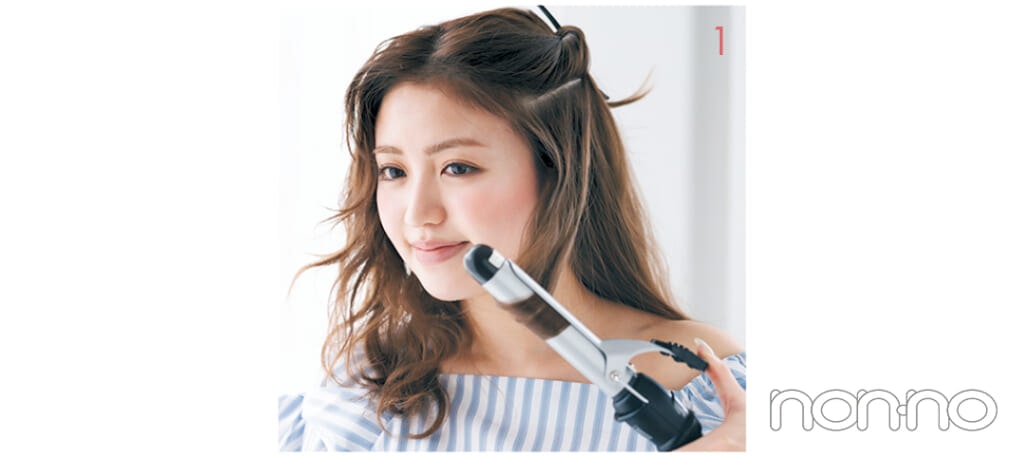 香音の衿の形×ヘアアレ相性マッチングプロセスカット3-2