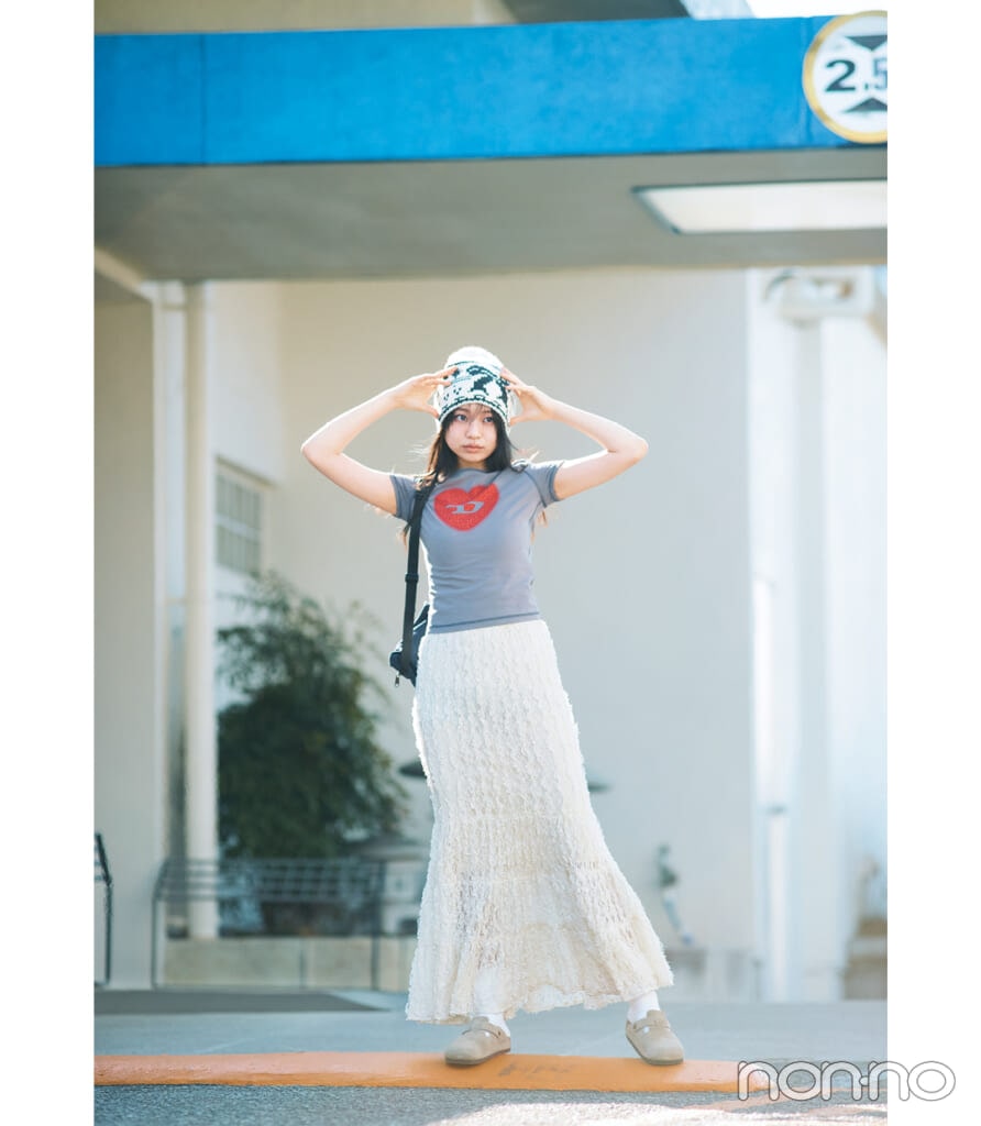 林芽亜里のアクティブ気分で着るレースモデルカット1-4