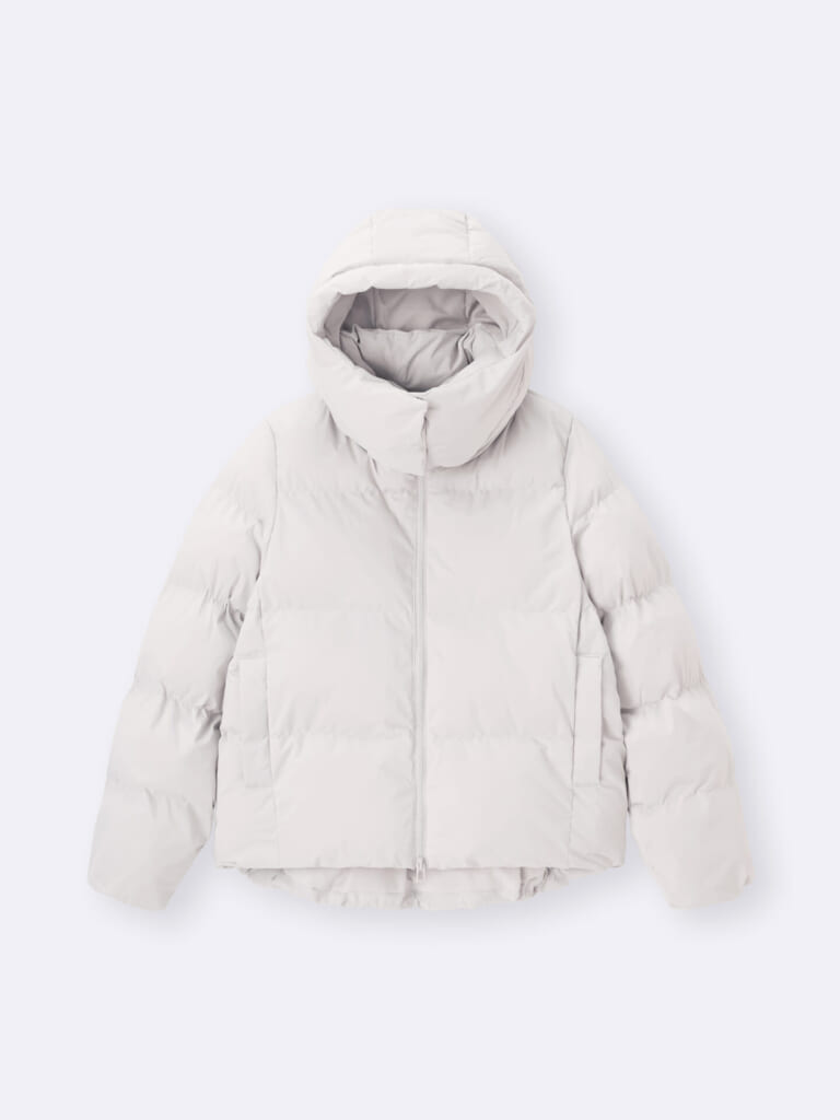 GUウォーム パデッドブルゾンのナチュラル