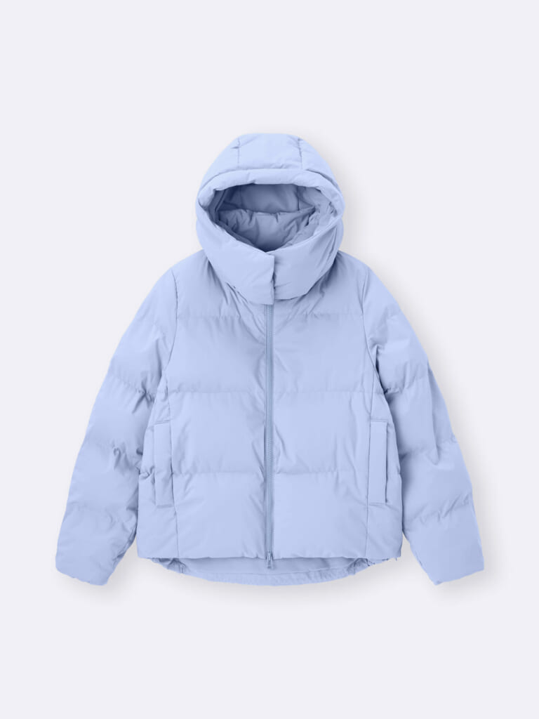 GUウォーム パデッドブルゾンのブルー