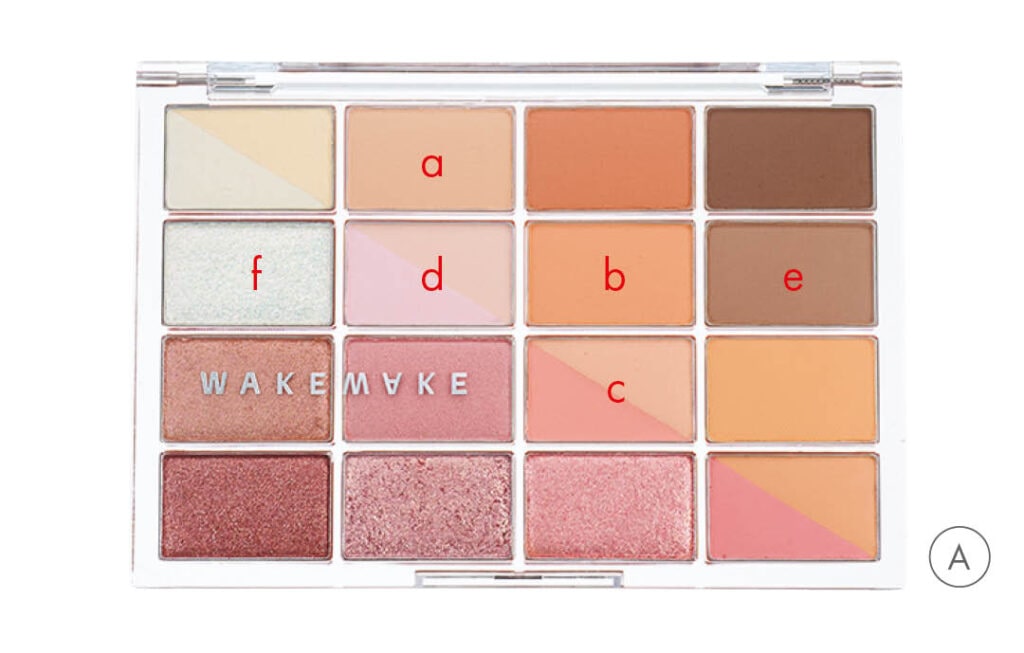 WAKEMAKE ソフトブラーリングアイパレット 18