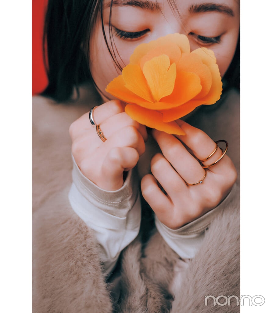 井上和の紅葉を見に行く日のしゃれ小物たち1