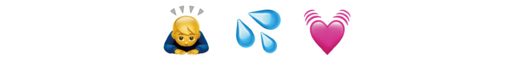 村上なずなのよく使う絵文字＆顔文字TOP3