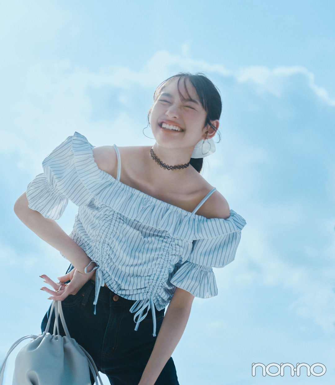 気温34℃の日のコーデ