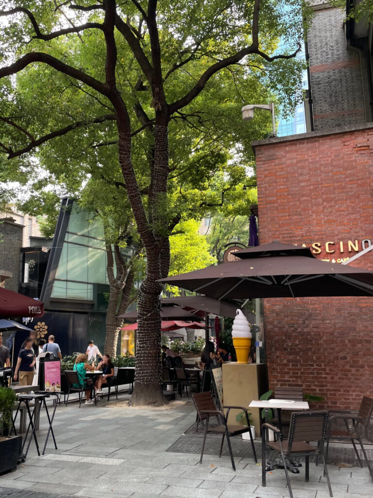 上海 新天地 街並み