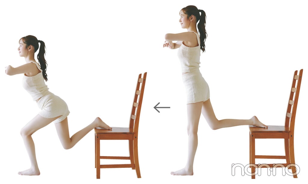 加藤栞のスクワット