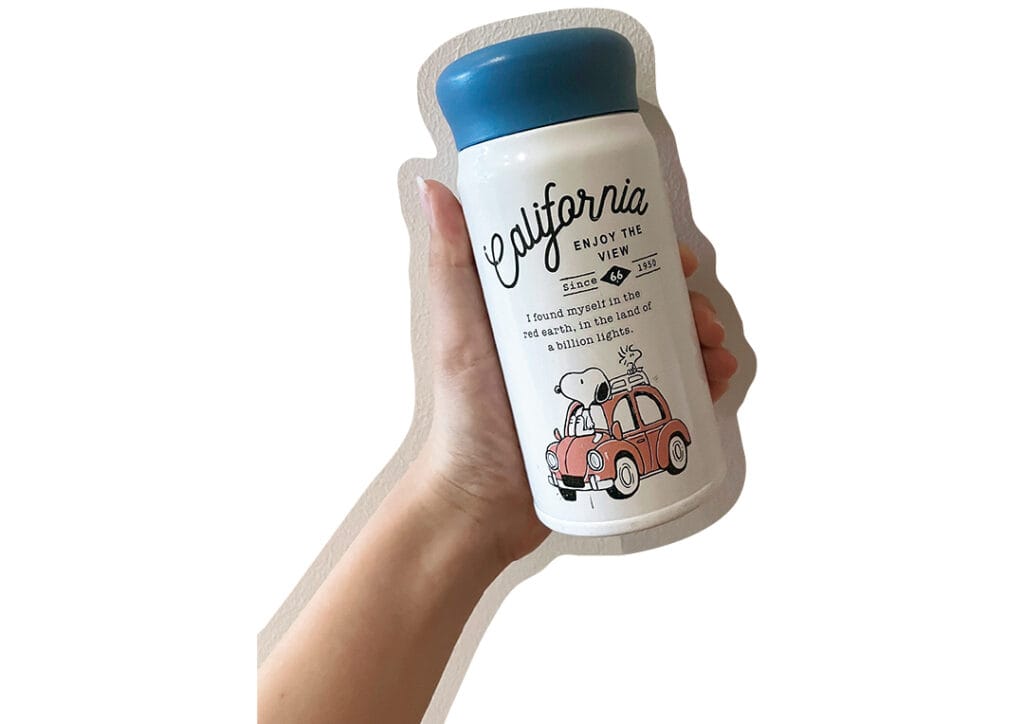 中身がなくなったら大学の冷水機でお水を補給（すずめさん・大学2年）