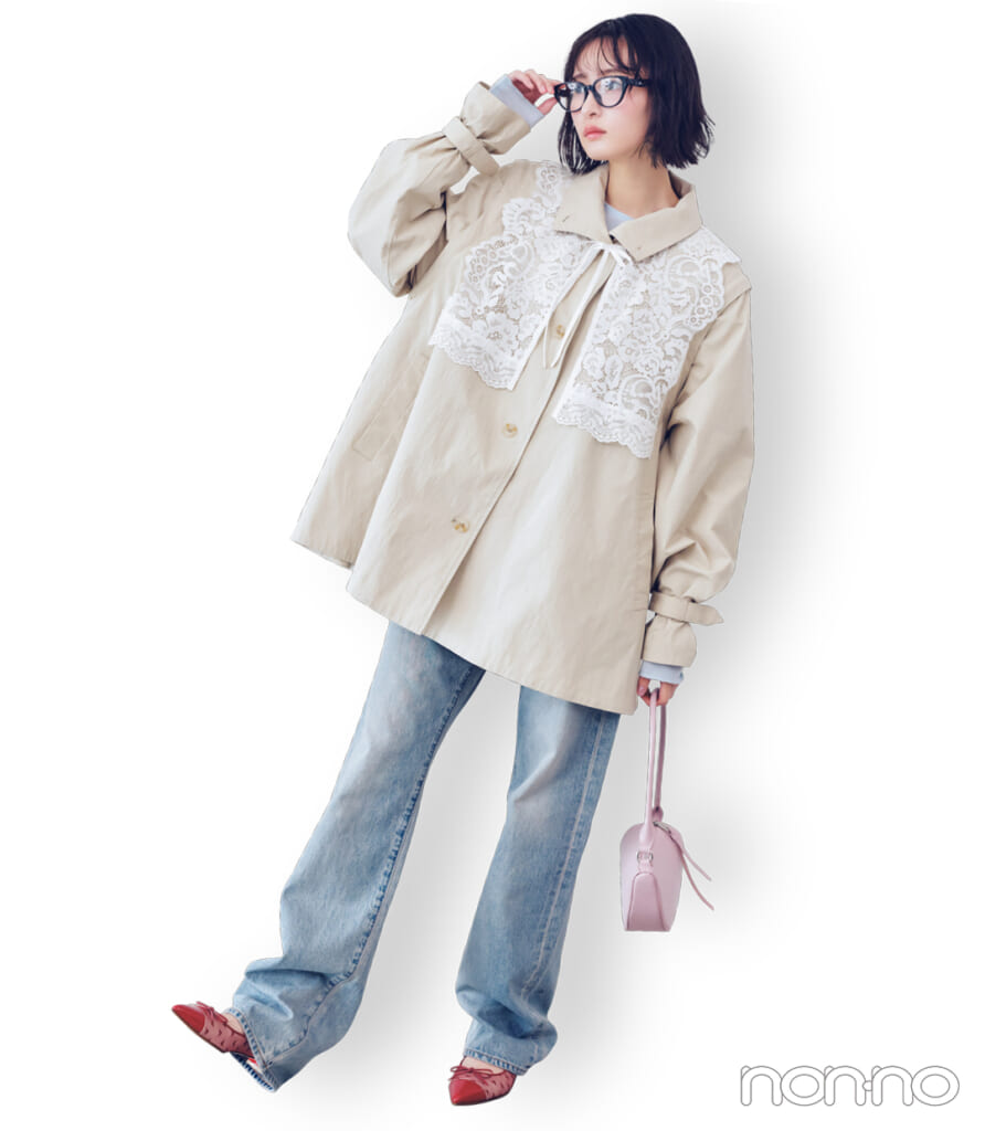 Kastaneのアウターを着る遠藤さくら2