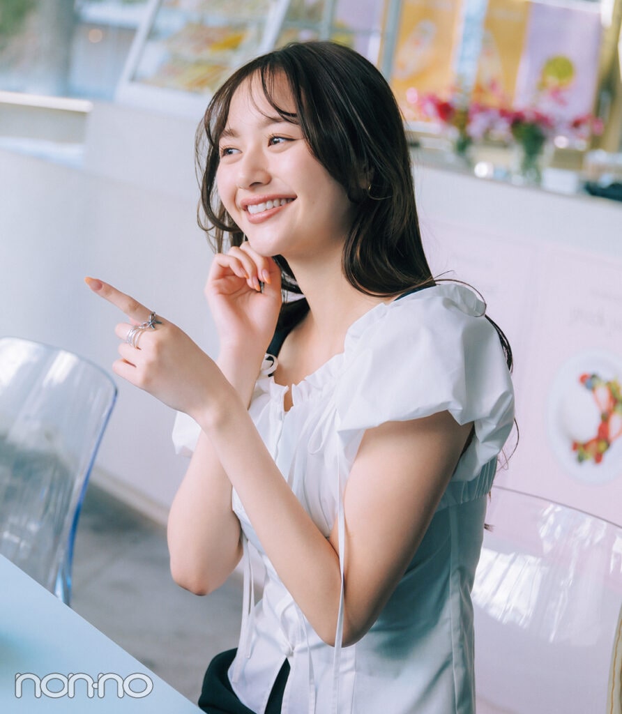 加藤栞の通学ファッション 春コーデ着回し-DAY6