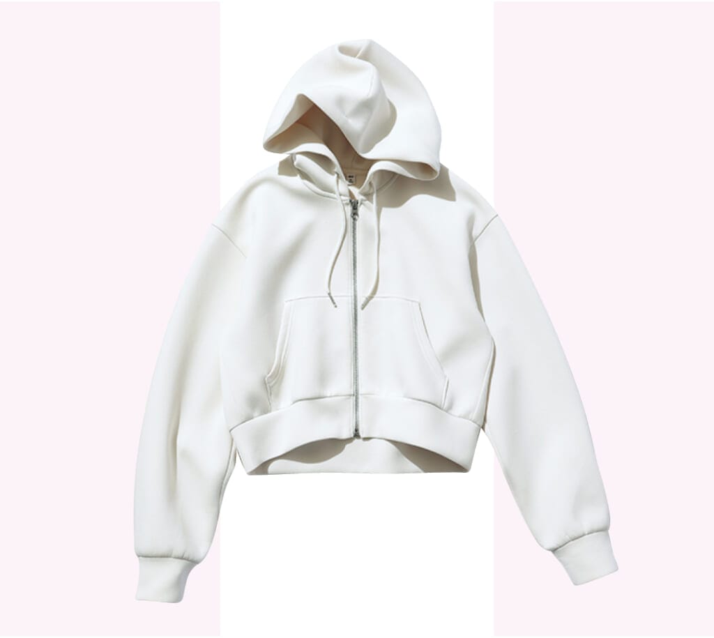 大人スウィート派の新学期ワードローブアイテム：GUのパーカー