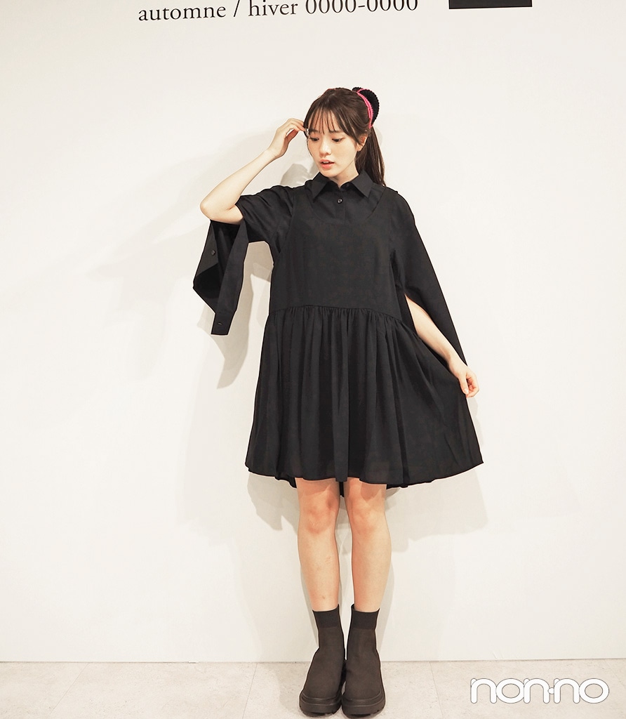 「2ピースシャツミニワンピースセット by rokh 」のネイビー