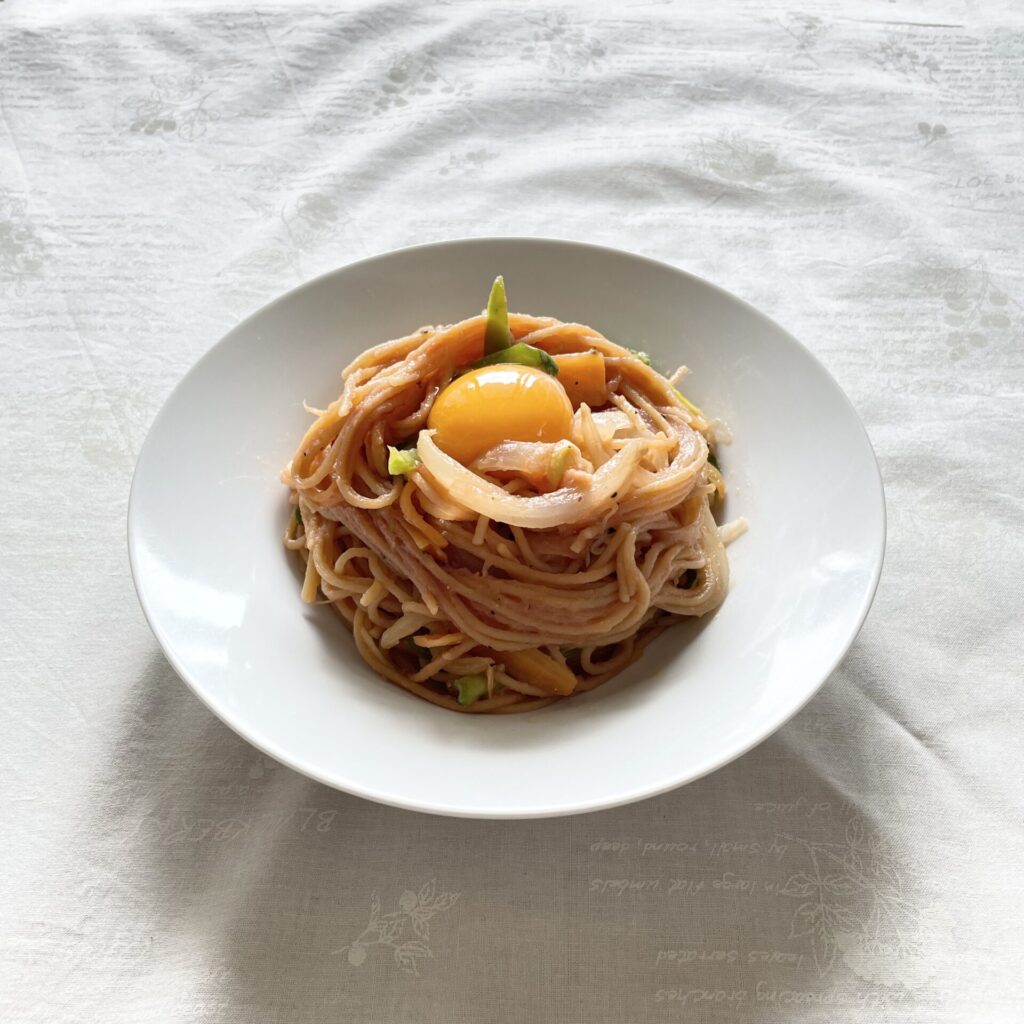 電子レンジでナポリタン　ゼンブヌードル　アレンジ②