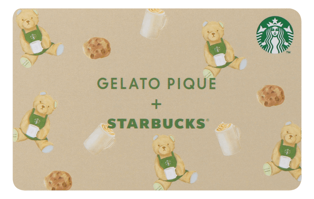
『スターバックス カードgelato pique ベア柄』　